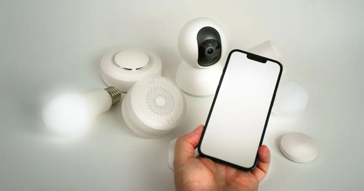 Contrôle depuis un smartphone des équipements de l'alarme filaire maison et des alertes de sécurité